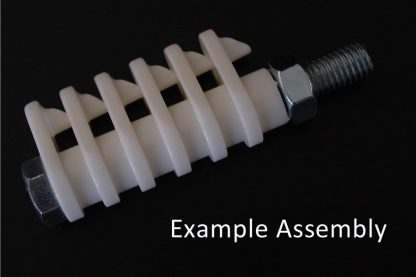 MH8-E Multihook Ceramic Yarn Guide Assembly