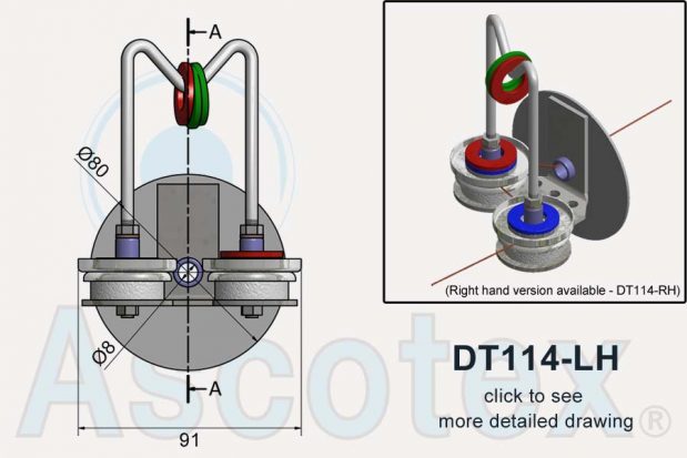 DT114-LH Disc Tensioner