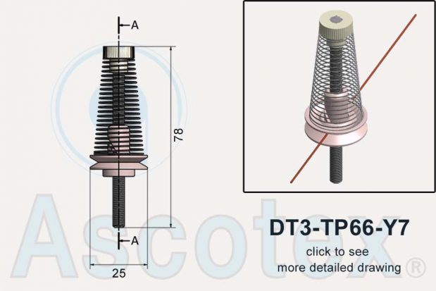 DT3-TP66-Y7 Disc Tensioner