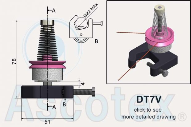 DT7V Disc Tensioner