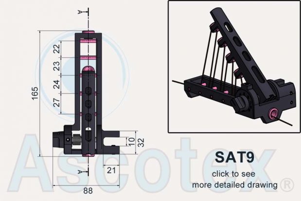 SAT9 Compensating Tensioner